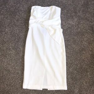 WORN ONCE White Strapless Dress
